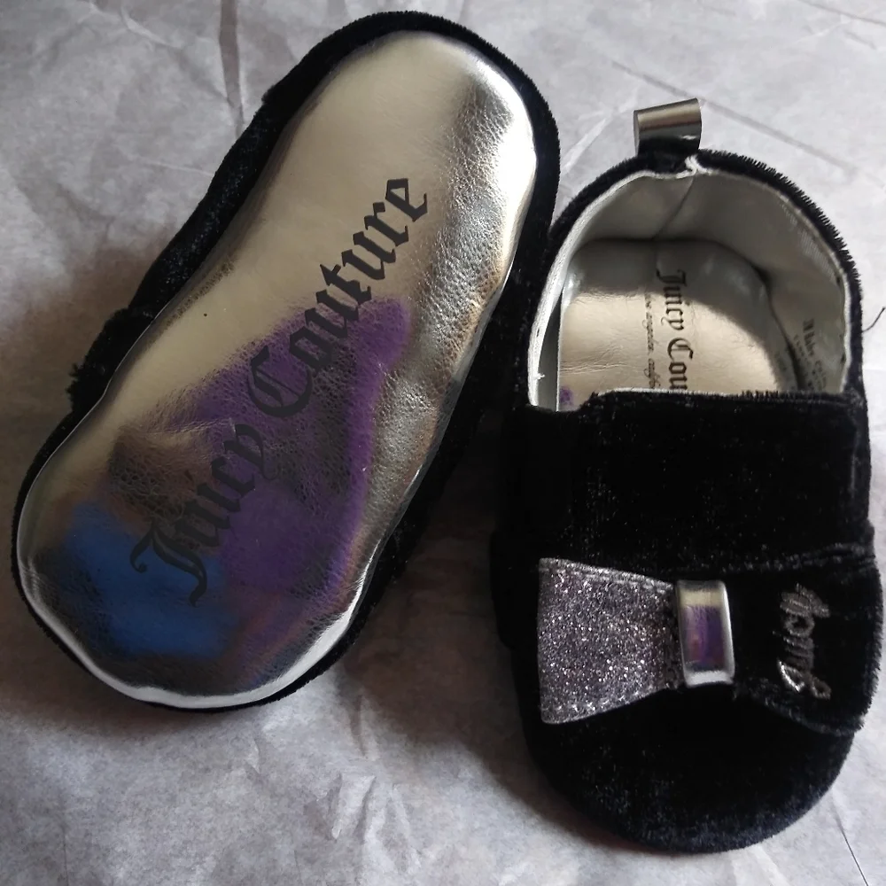 Juicy Couture brand new babies black shoes